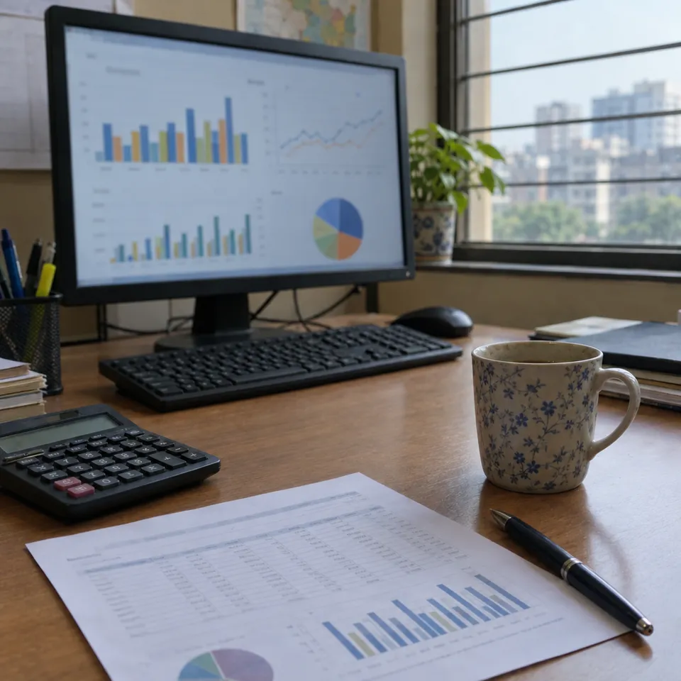 Paid search campaign dashboard illustration